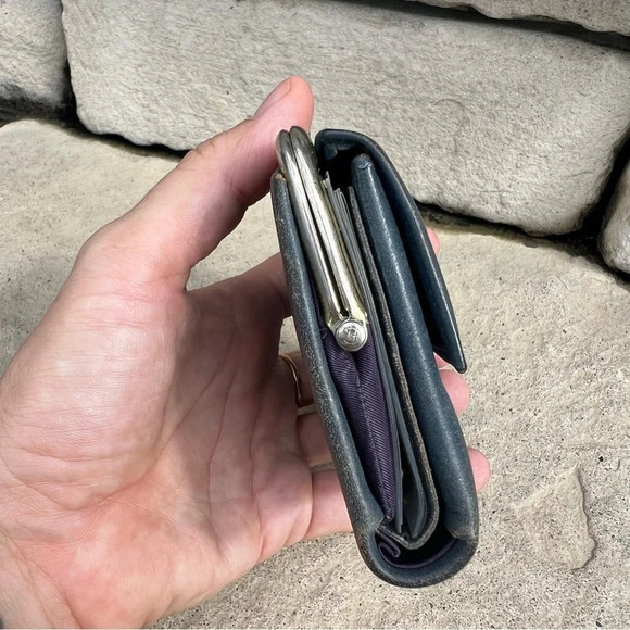 Vintage Princess Gardner Ciwhide small wallet 4" by 3.5" - Picture 2 of 9